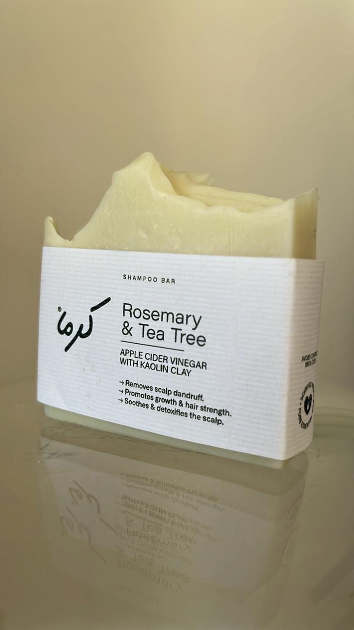 Rosemary and Tea Tree , with Apple Cider Vinegar and Kaolin Clay