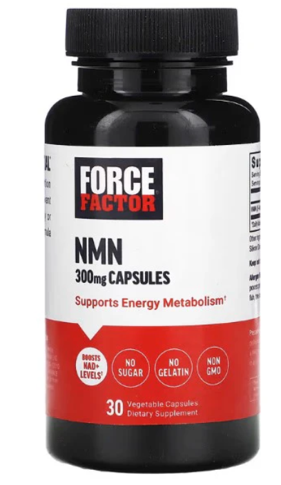 Force Factor, NMN, 300 mg , 30 Vegetable Capsules
