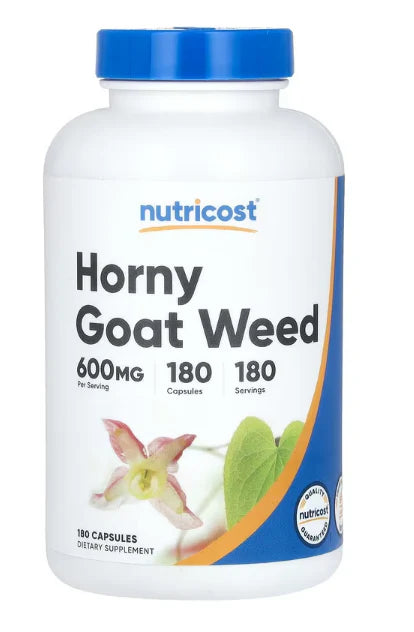 Nutricost, Horny Goat Weed , 600 mg , 180 Capsules