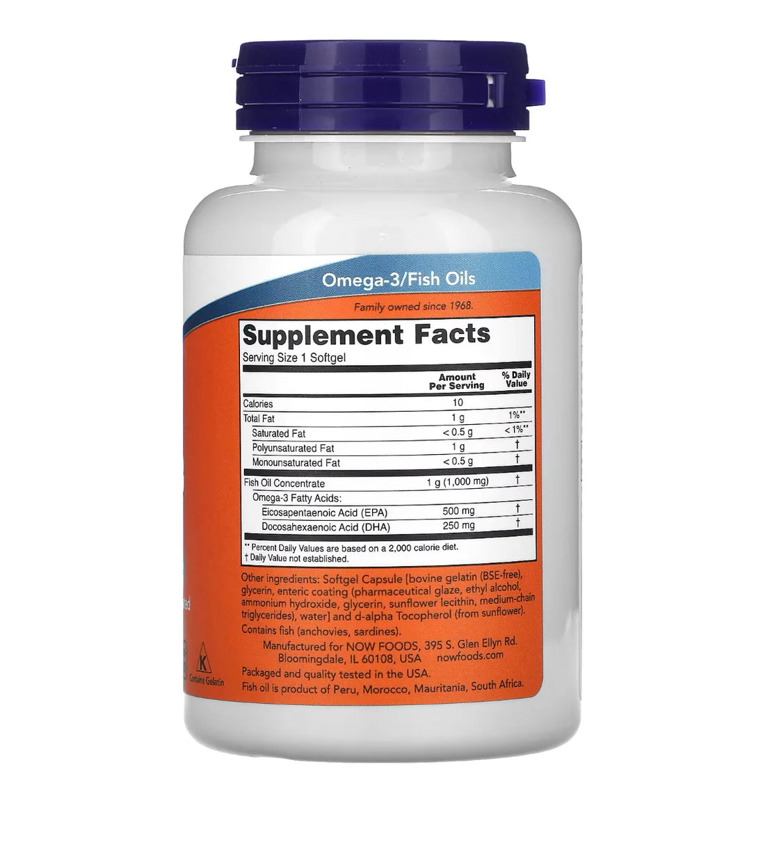 NOW Foods, Ultra Omega-3 Fish Oil, 90 Softgels