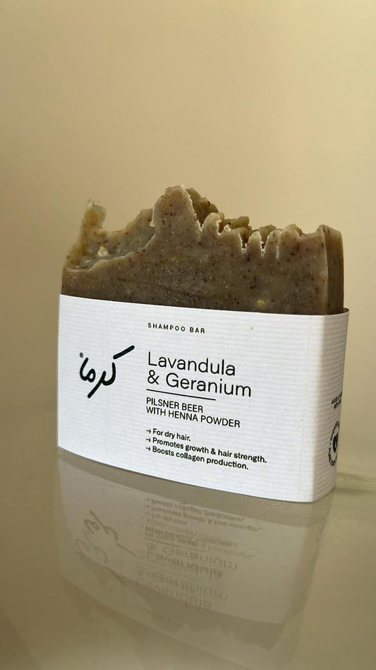 Lavandula and Geranium, with Beer and Henna 85g