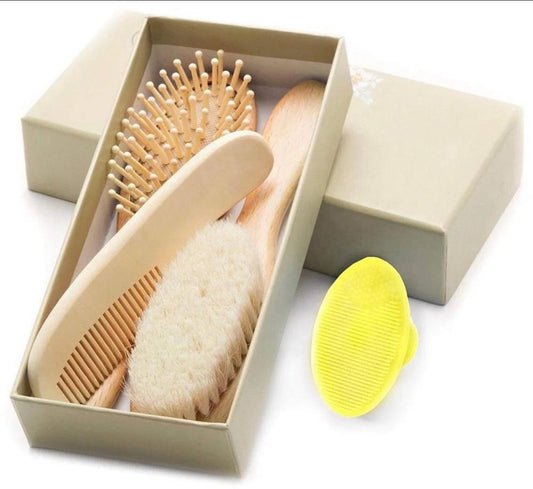 Bamboo Baby Brush Set