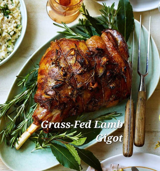 Grass-Fed Lamb Gigot + Organic Rice + Organic Kernels