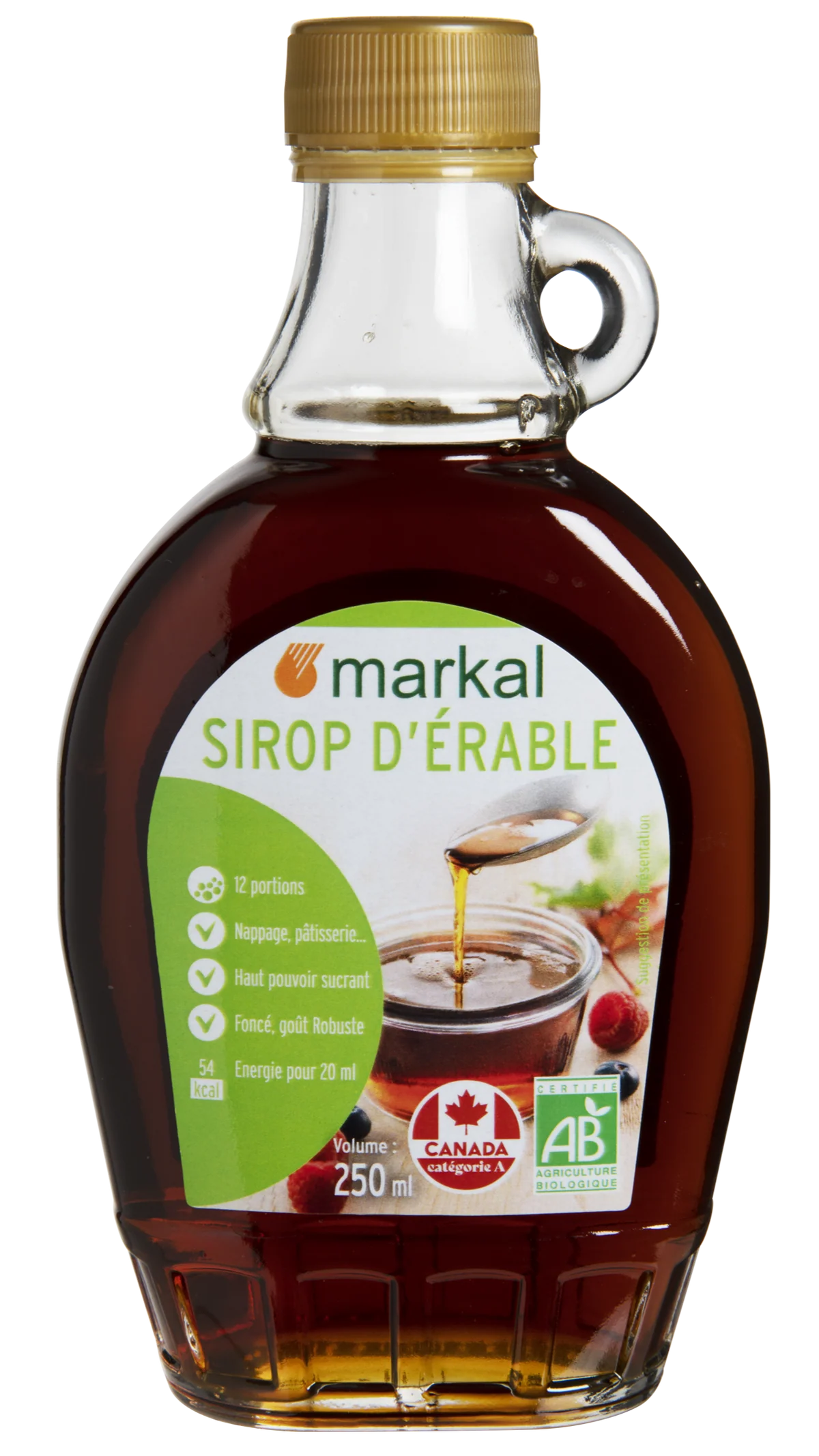 ORGANIC MAPLE SYRUP 250ML