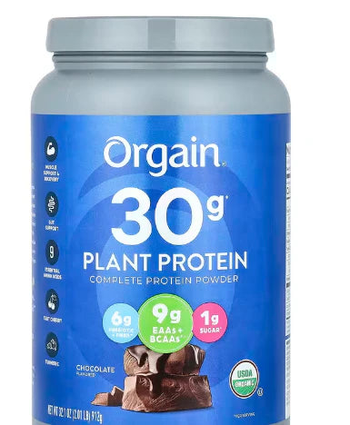 Orgain, Plant Protein, Complete Protein Powder, Chocolate, 2.01 lb (912 g)