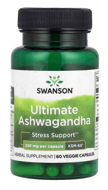 Ultimate Ashwagandha, 250 mg , 60 Veggie Capsules