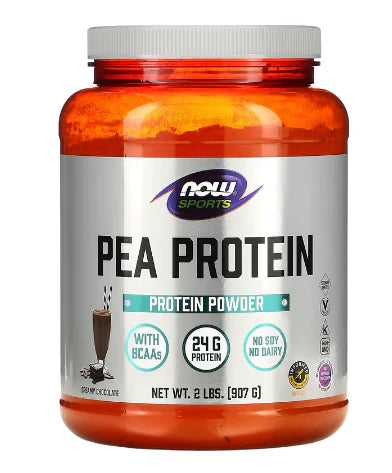 NOW Foods, Sports, Pea Protein Powder, Creamy Chocolate, 2 lbs (907 g)