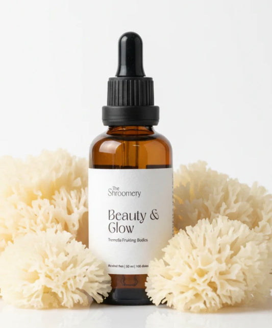 Beauty & Glow – Tremella Mushroom Alcohol-Free Tincture for Skin Hydration & Radiance | 50ml
