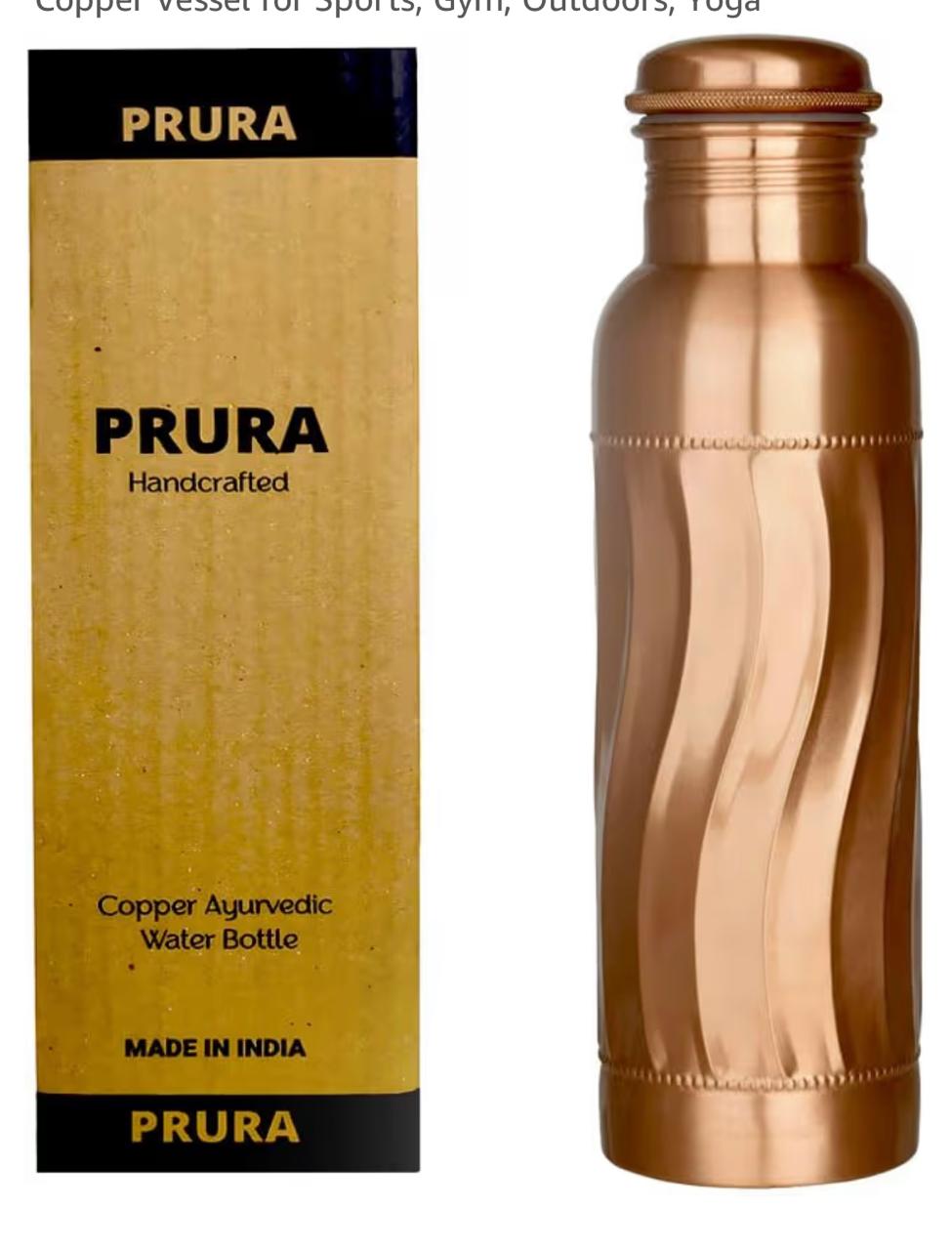 Pure Copper water bottle 950ml