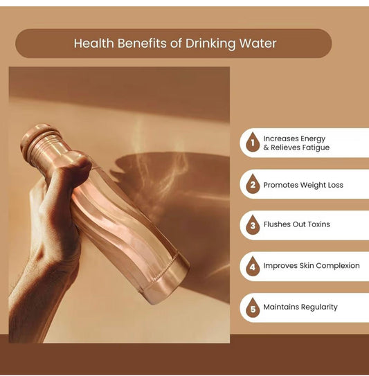 Pure Copper water bottle 950ml