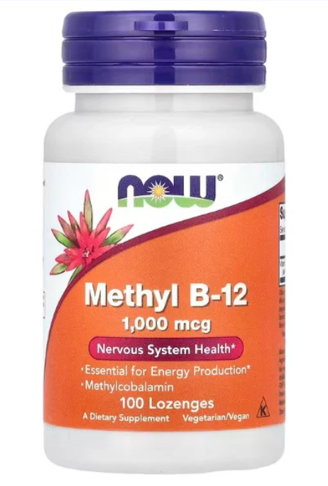 NOW Foods, Methyl B-12, 1,000 mcg, 100 Lozenges
