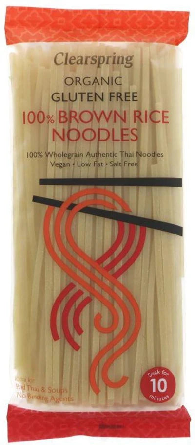 Clearspring Organic Gluten Free 100% Brown Rice Noodles 200g