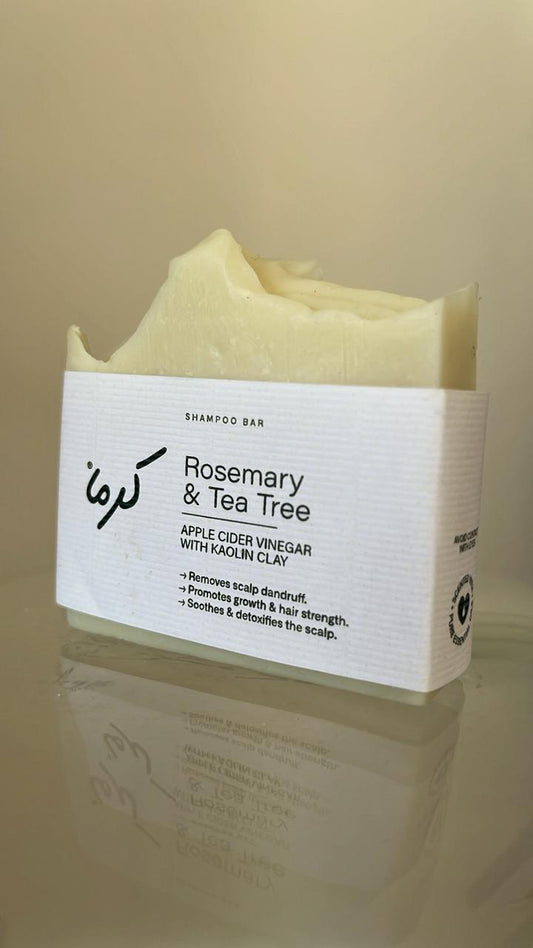 Rosemary and Tea Tree , with Apple Cider Vinegar and Kaolin Clay